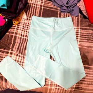 Zyia 6-8 Mint green shiny light & tights